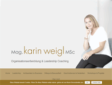 Tablet Screenshot of karin-weigl.at